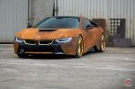 BMW i8 Austin Mahone Rusted by MetroWrapz on Vossen Wheels (VPS-305T) 2016 года